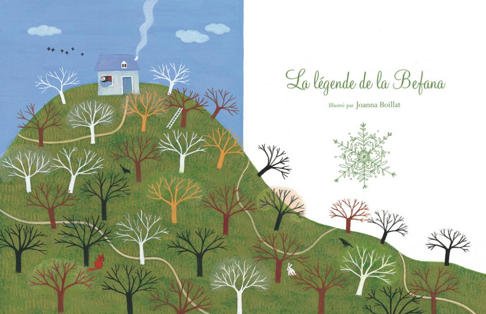 illustration montagne arbres