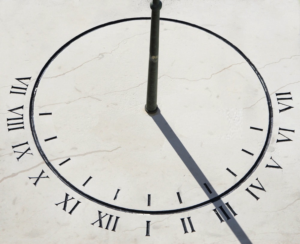 Photographie d'un cadran solaire