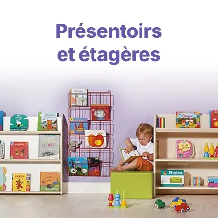 Présentoirs et étagères
