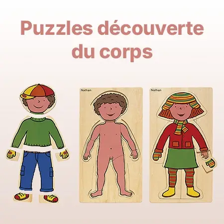 Puzzles découverte du corps