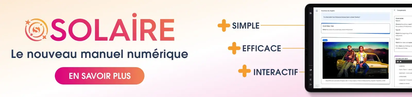 Le nouveau manuel numérique SOLAIRE