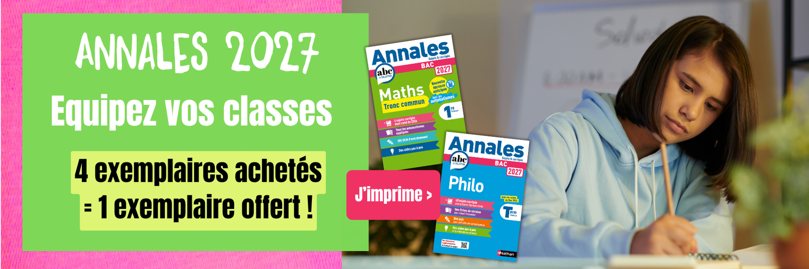 offre d'achat groupé annales Bac 2027