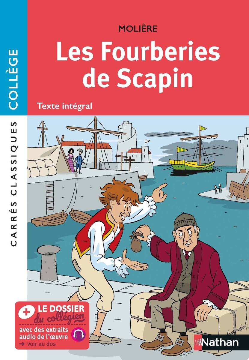 couverture carré classique les fourberies de Scapin