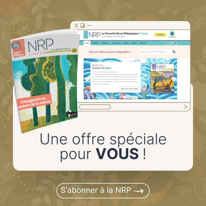 Offre dédiée aux professeurs documentalistes pour un abonnement à la NRP 