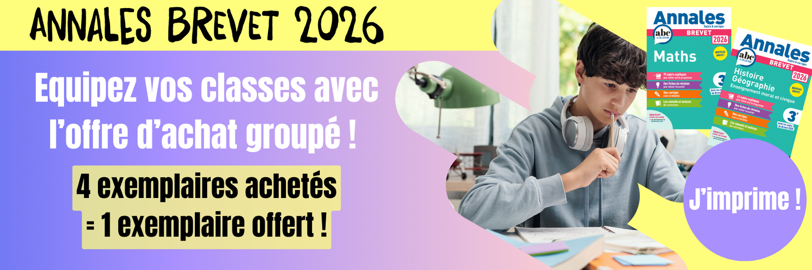 offre d'achat groupé annales Brevet 2026