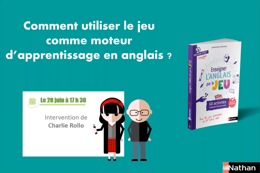 Vignette Webinaire Mission Prof' : Enseigner l'anglais par le jeu