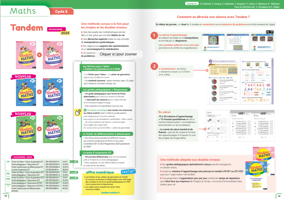 aperçu du visionnage d'un catalogue interactif 