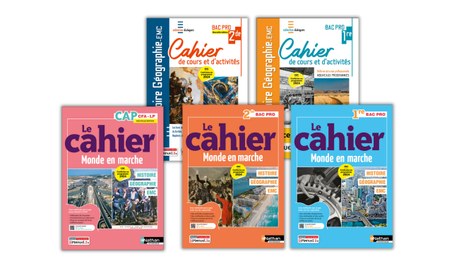 Image des nouveautés en Histoire-Géographie - EMC en BAC PRO et CAP en 2025