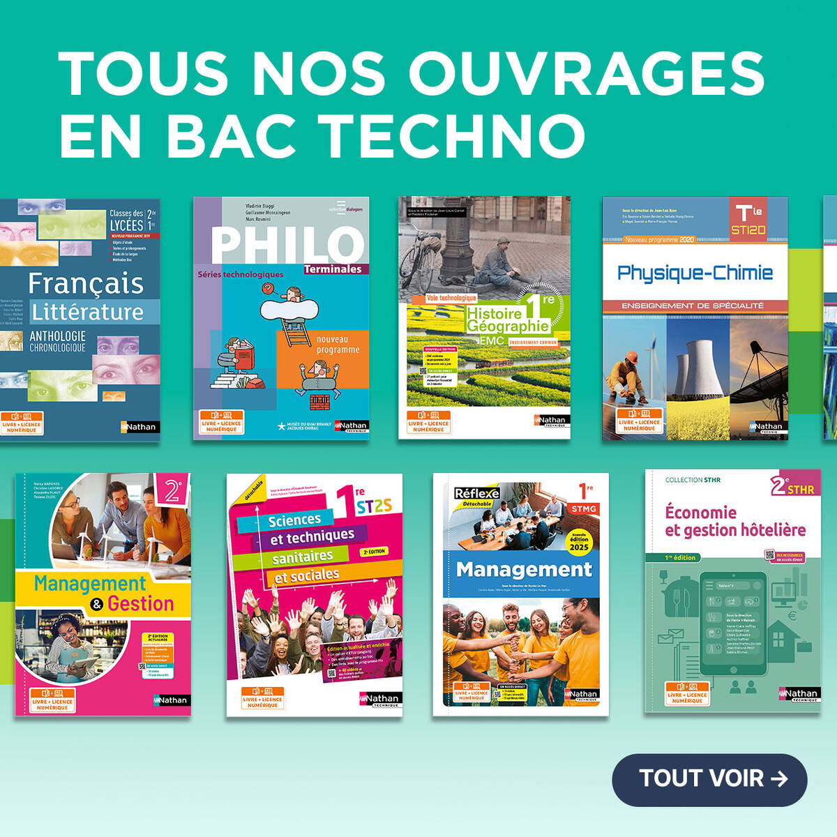 Tous nos ouvrages en Bac Techno