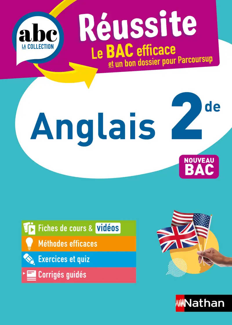 Anglais 2de - ABC Réussite - Programme de seconde 2026-2027 - Cours, Méthode, Exercices - EPUB - Livre de cours, méthode et exercices - 9782095022976