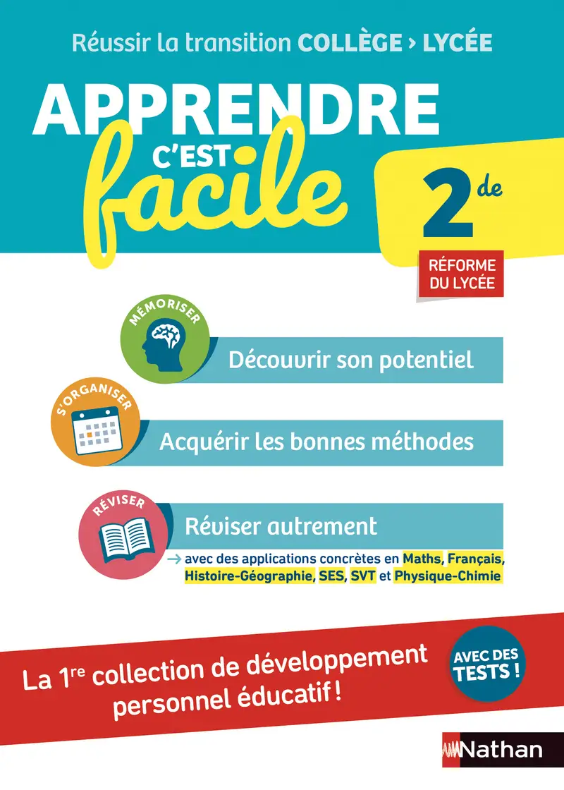 Apprendre, c'est facile - 2de - Livre - 9782091573731