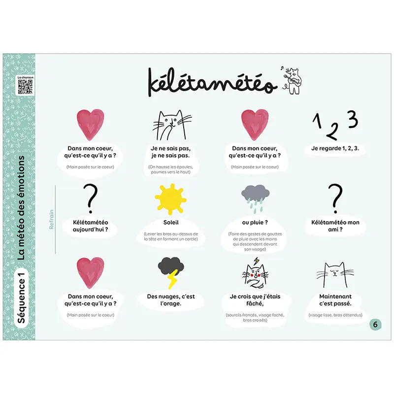 Apprivoiser les émotions avec les zamizen - Chevalet + Guide pédagogique - Matériel collectif - 9782095049676 - 