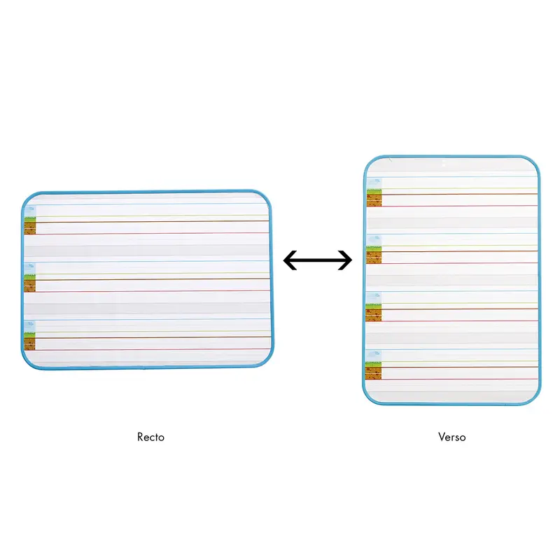 Ardoise lignée magnétique - Lot de 2 - Atelier - 3133093884596 - 