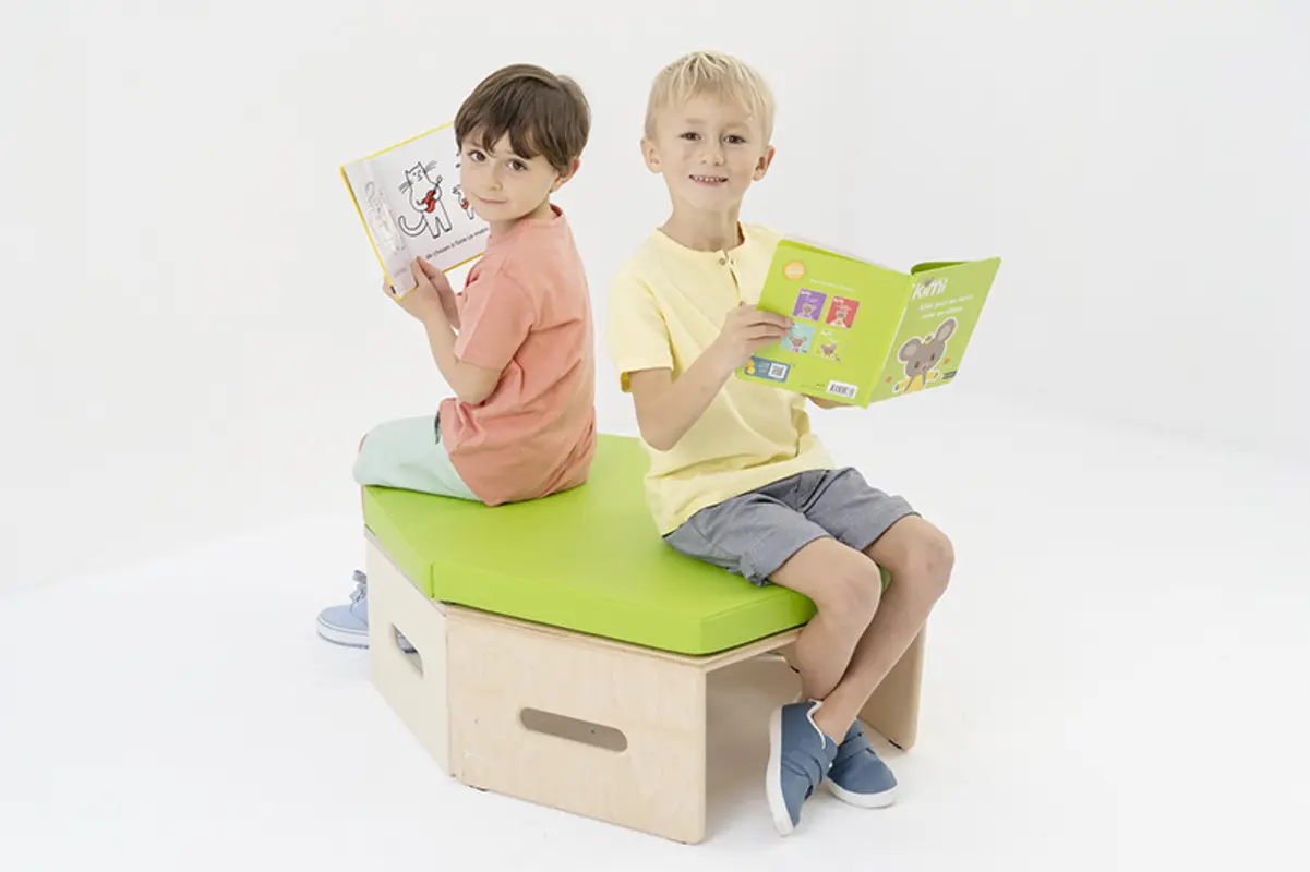 Assise mousse hexagonale repliable - Équipement - 3133099148913 - 