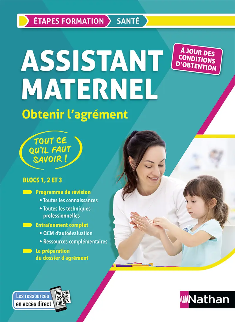 Assistant maternel - Tout-en-un - Préparation à l'agrément - Ouvrage de référence - 9782095025823