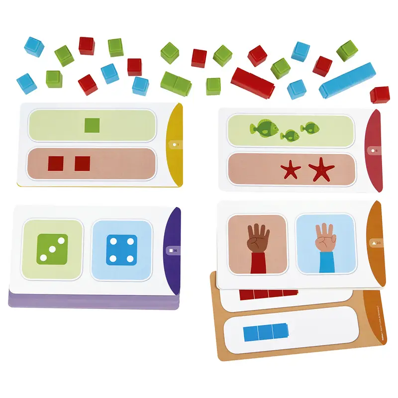 Atelier cubes et nombres 1 pour 2 enfants - Atelier - 3133093430052 - 