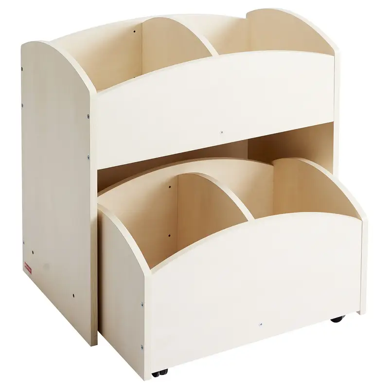 Bac à livres 2 cases haut - Teinte bouleau - Équipement - 3133093721563 - 