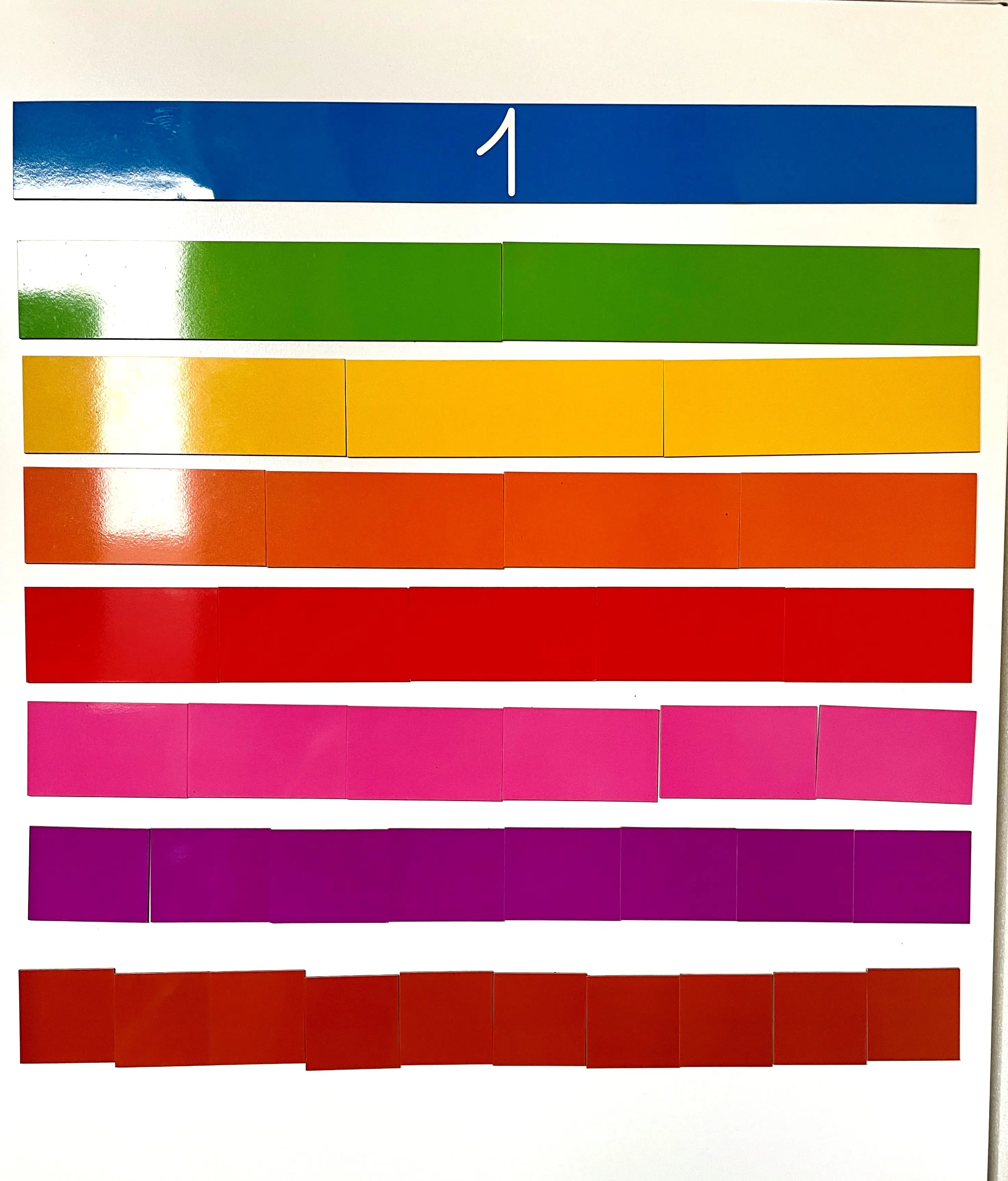 Matériel de manipulation - Disques et bandes fractions magnétiques - Grand format - Matériel collectif - 3133099142508 - bandes magnetiques