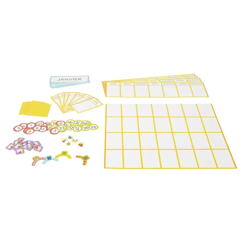 Calendrier magnétique à construire - Atelier - 3133099099659 - 