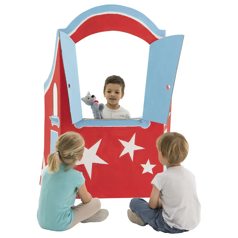 Coin jeux carton à décorer - Équipement - 3133093362025 - 