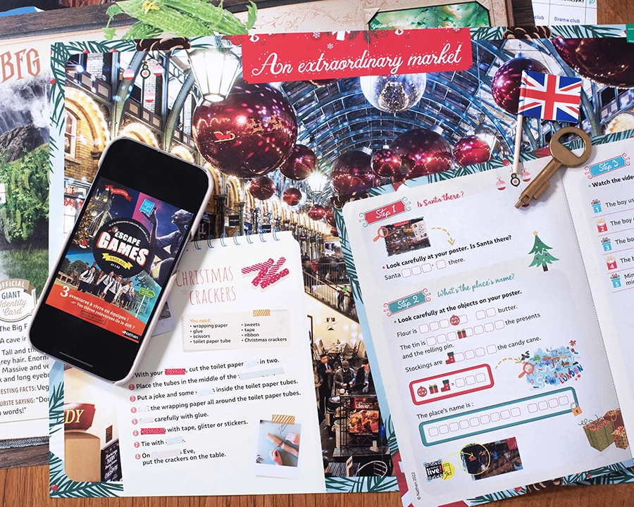 Escape Games Anglais A1 > A2 - Fichier ressources - 9782091780580 - contenu pochette