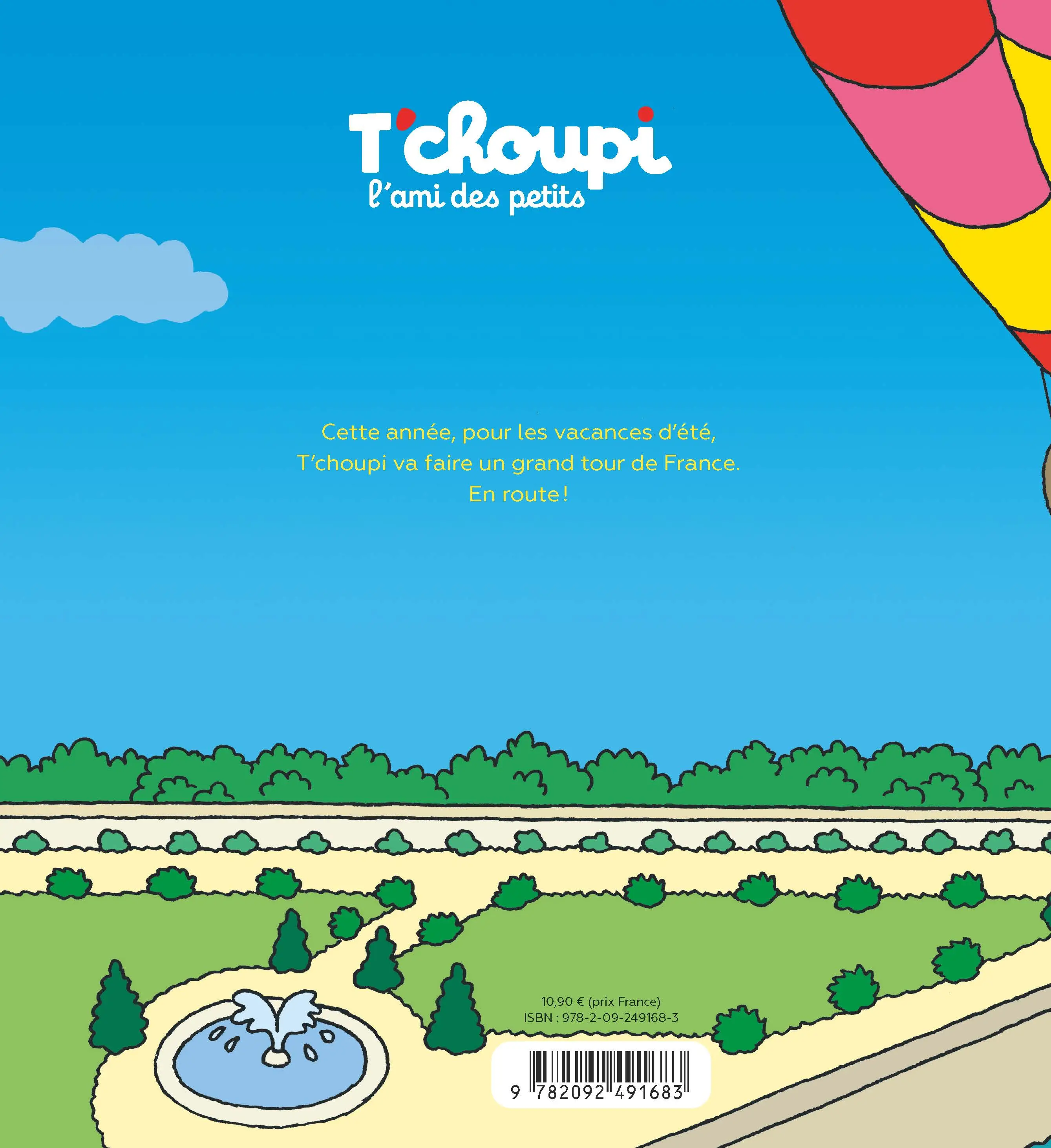 T'choupi visite la France - Grand album dès 2 ans - Album(s) - 9782092491683 - dos