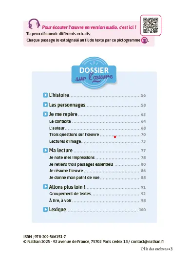L'île des esclaves - Livre parascolaire - 9782095061517 - Dossier sur l'oeuvre