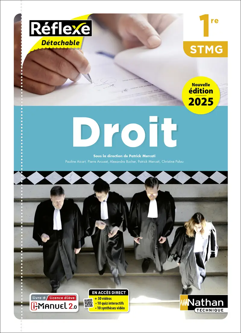 Visuel du produit Droit - 1re STMG - Coll. Réflexe