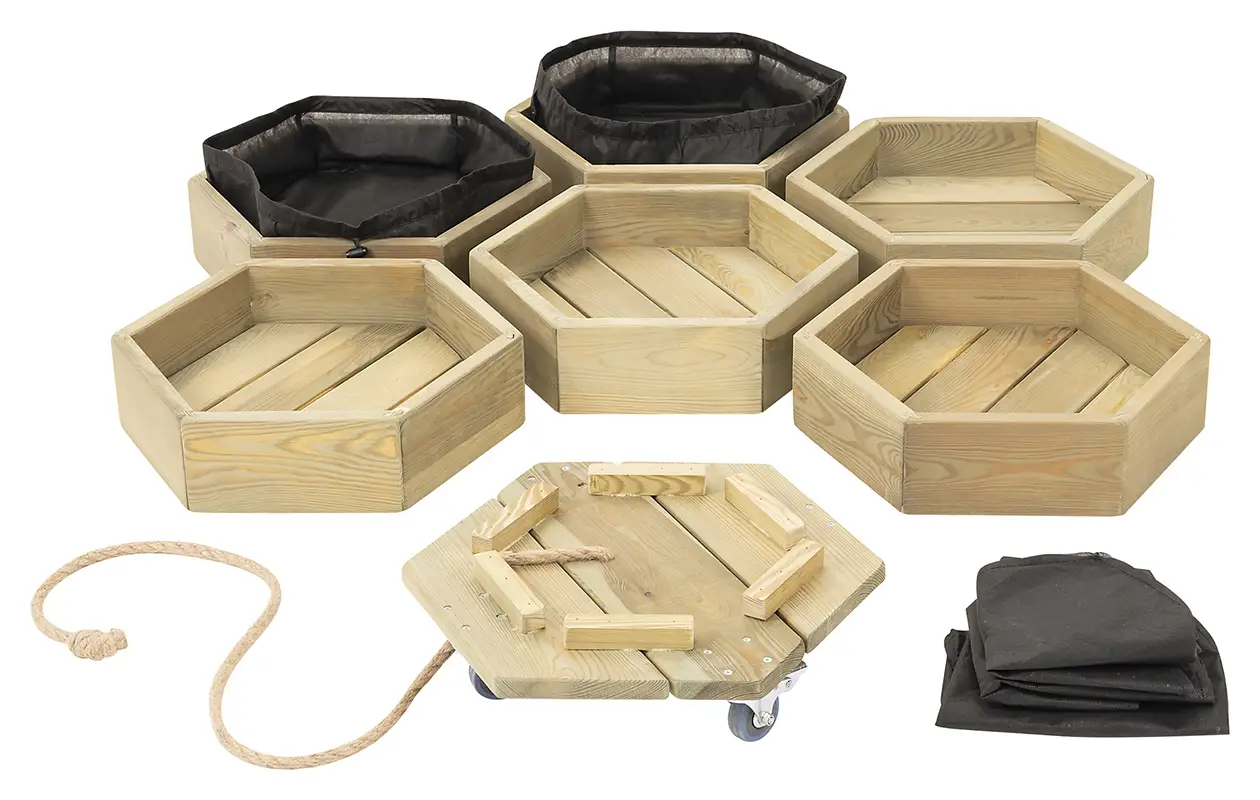 Ensemble de 6 modules + Chariot de transport - Équipement - 3133099148906 - 