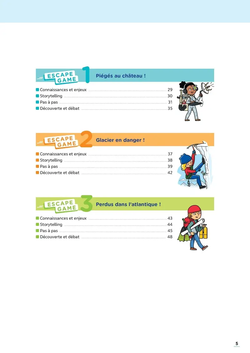 Escape Games Maths - CM2 - Fichier ressources - 9782091242781 - Escape Games Maths - CM2