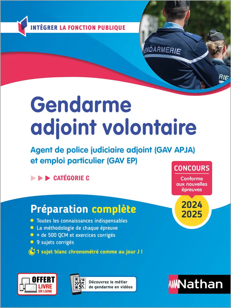 Gendarme adjoint volontaire 2024/2025 -  - 9782095031626