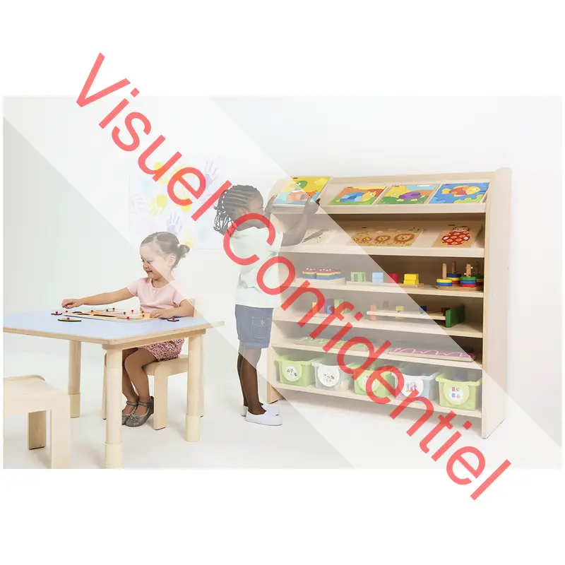 Grand meuble multi-étagères - Teinte bouleau - Équipement - 3133093725851 - 