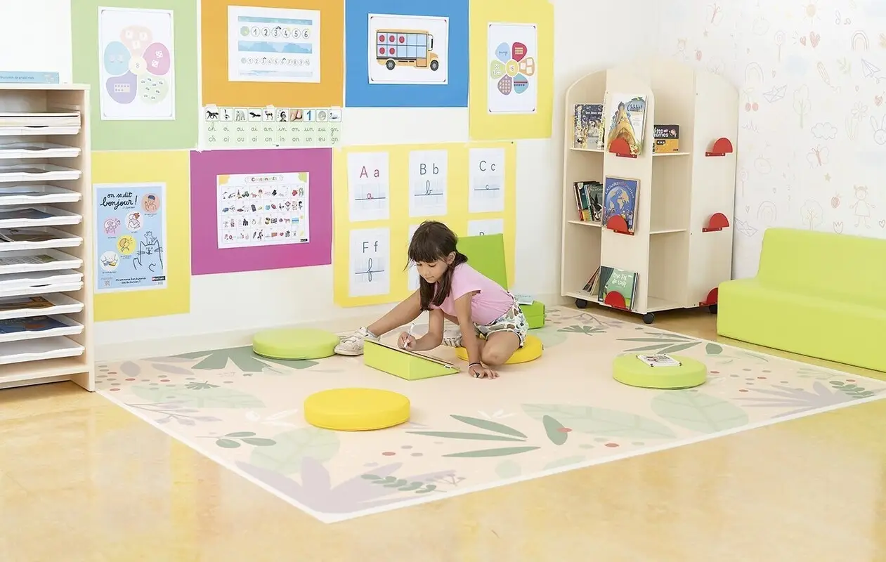 Grand tapis de regroupement vinyle - Feuilles - Équipement - 3133099131137 - 