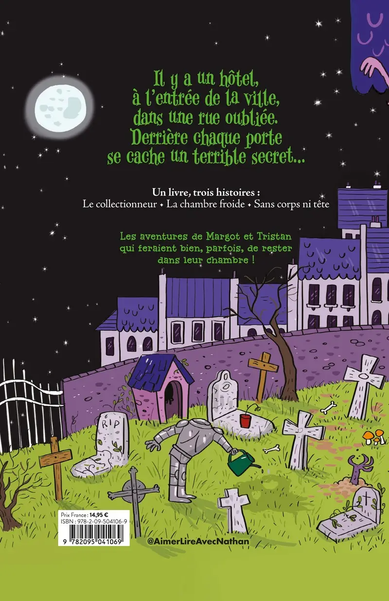 Hôtel des frissons - Recueil édition collector - Dès 8 ans - Roman - 9782095041069 - Couverture verso