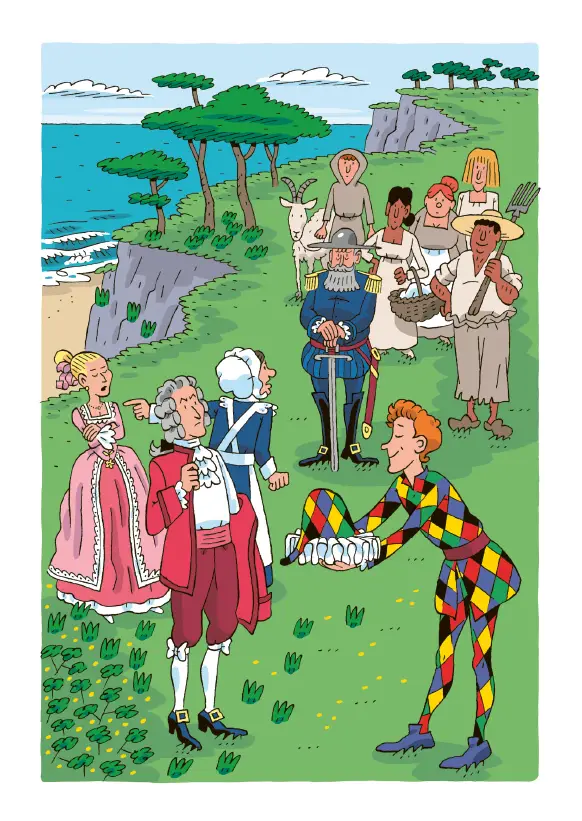 L'île des esclaves - Livre parascolaire - 9782095061517 - Illustration