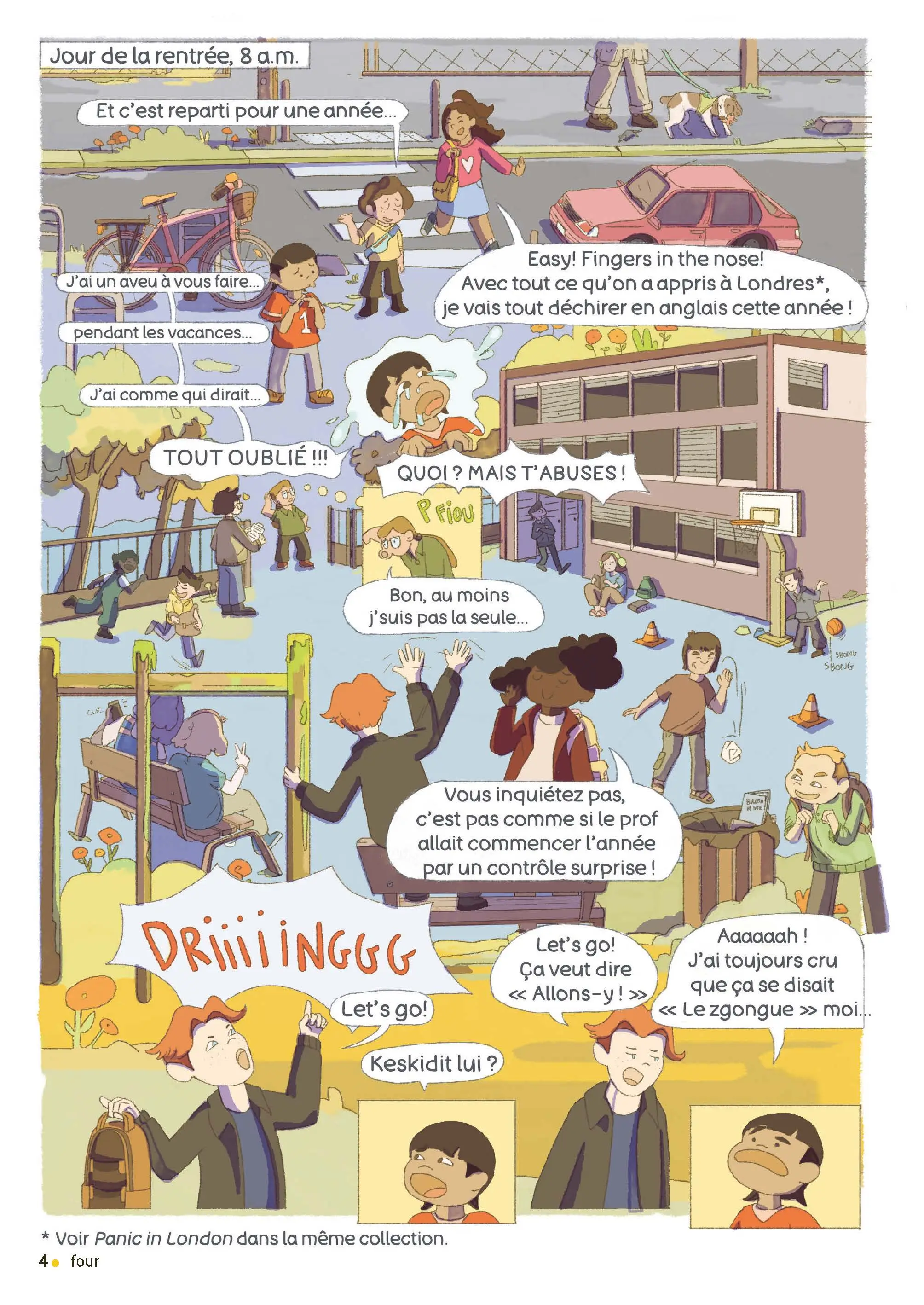 Panic in U.S.History! - Collection Bubble up : les BD pour apprendre et réviser l'anglais / niveau intermédiaire (A2 / B1) - Cahier de l'élève - 9782095048006 - image 1