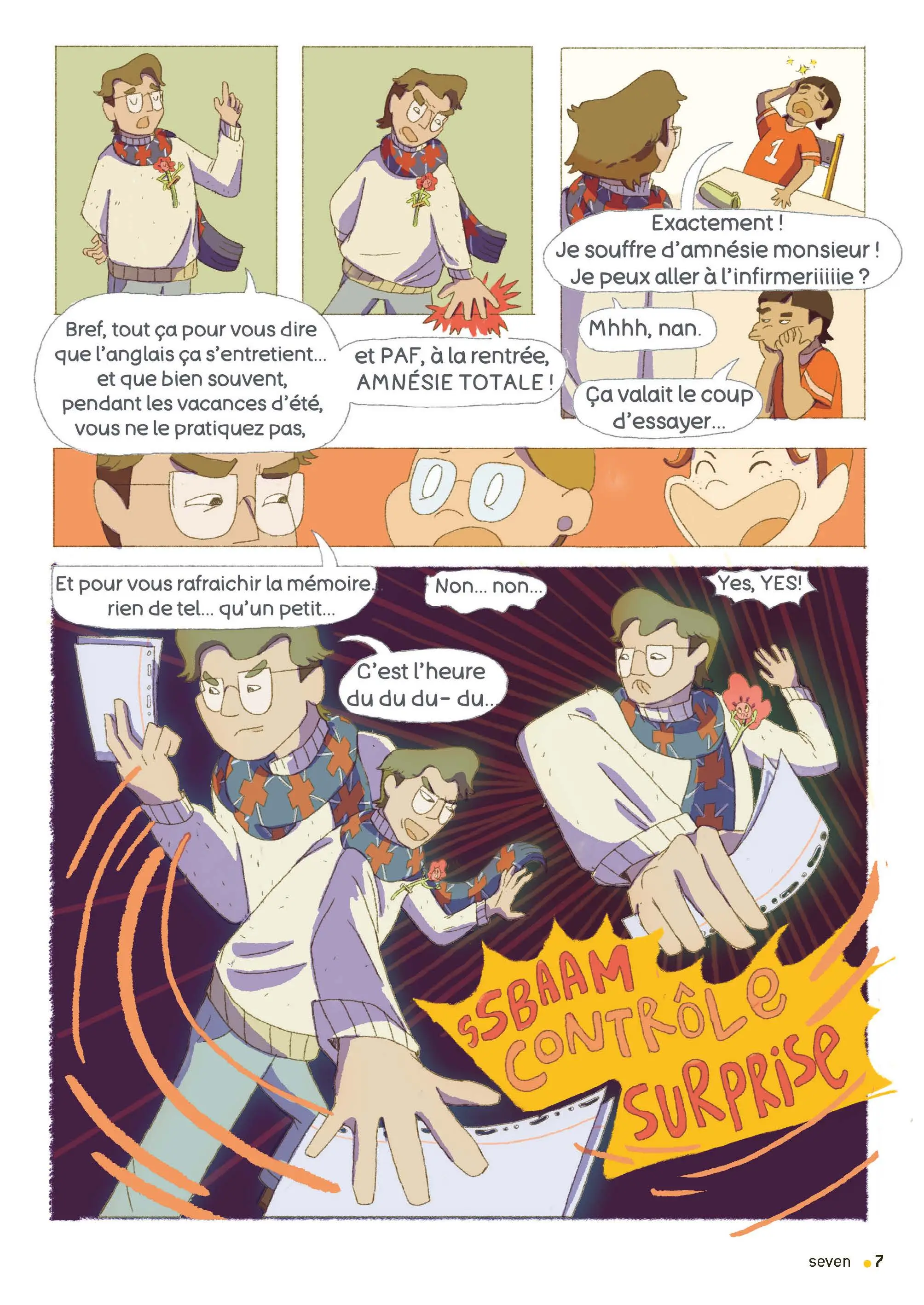 Panic in U.S.History! - Collection Bubble up : les BD pour apprendre et réviser l'anglais / niveau intermédiaire (A2 / B1) - Cahier de l'élève - 9782095048006 - image 4