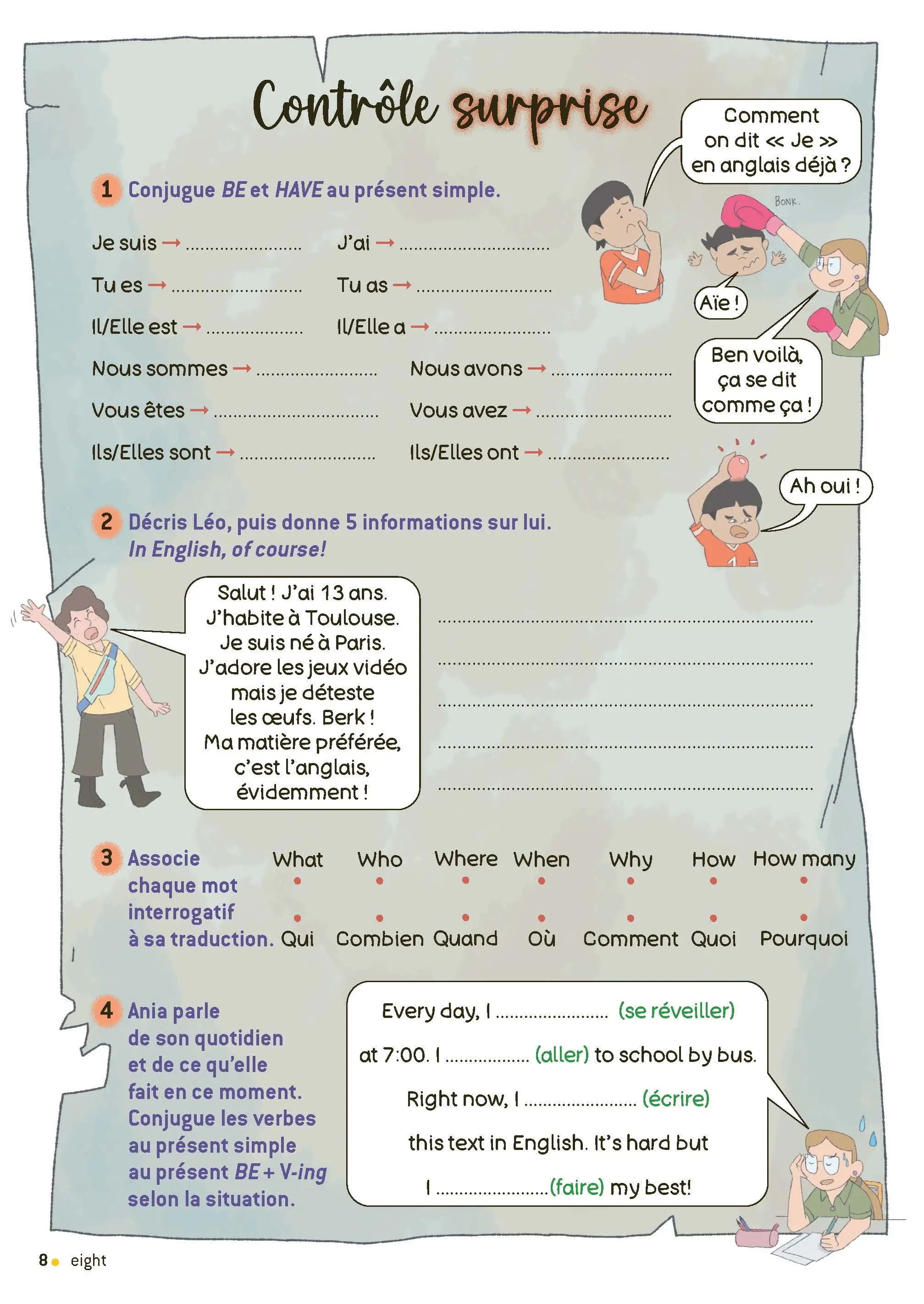 Panic in U.S.History! - Collection Bubble up : les BD pour apprendre et réviser l'anglais / niveau intermédiaire (A2 / B1) - Cahier de l'élève - 9782095048006 - image 5