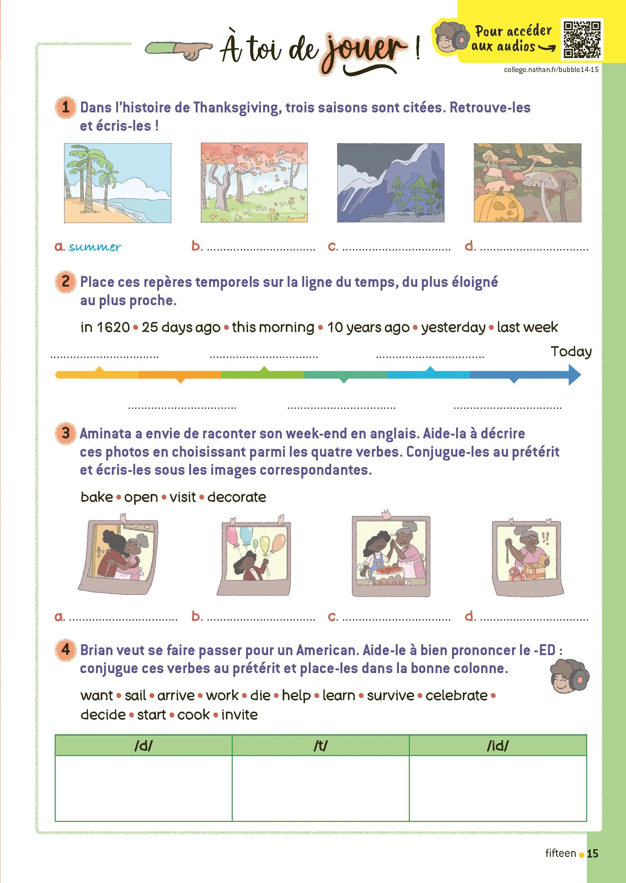 Panic in U.S.History! - Collection Bubble up : les BD pour apprendre et réviser l'anglais / niveau intermédiaire (A2 / B1) - Cahier de l'élève - 9782095048006 - image 7