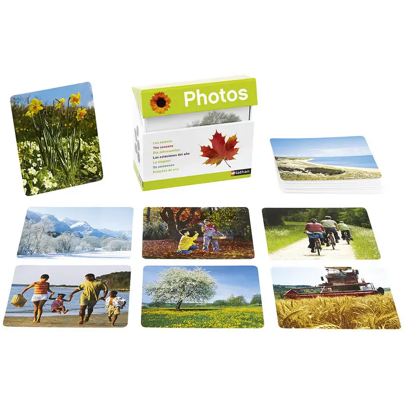 Imagier photos - Les saisons - Boîte imagier - 3133093421968 - 