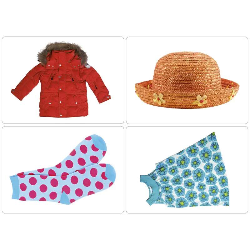 Imagier photos - Les vêtements - Boîte imagier - 3133093371423 - CATALOGUE