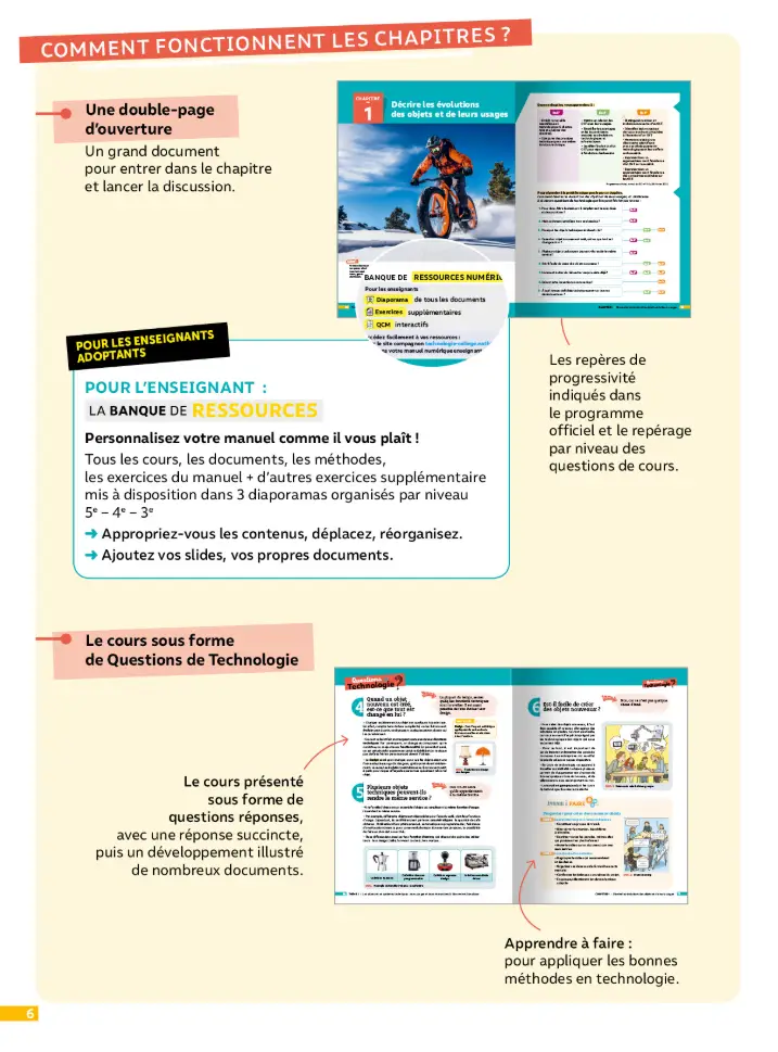 Technologie - Collège Cycle 4 - Livre + licence numérique - 9782095035105 - Intérieur 1