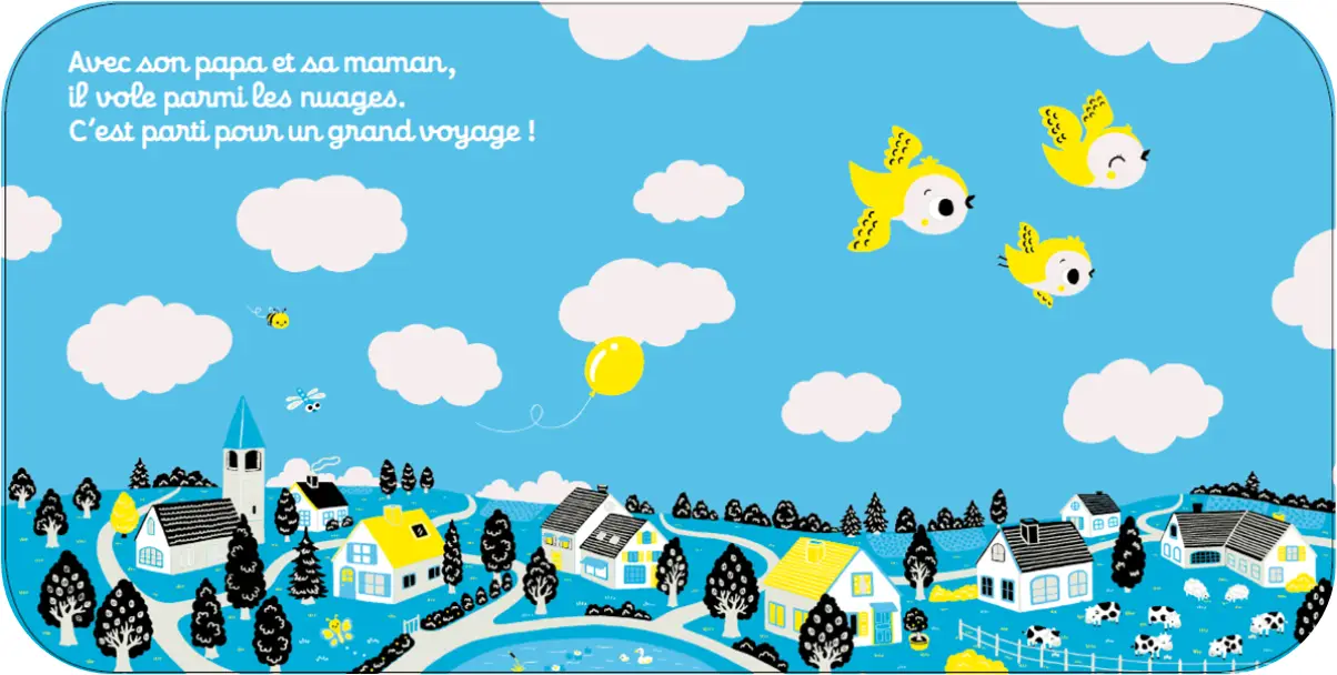 Regarde dans le ciel - Livre d'éveil à toucher pour les bébés, dès 6 mois - Livre d'éveil - 9782092570647 - interieur2
