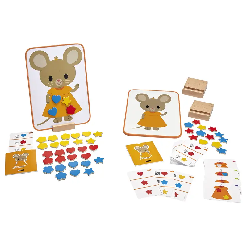 J'apprends avec Kimi - Atelier 1, 2, 3 pour 2 enfants - Coffret pédagogique - 3133091251468 - 