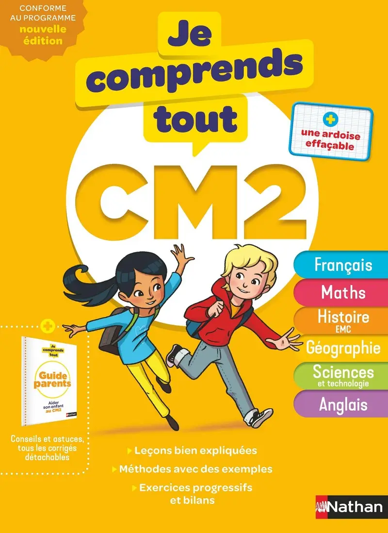 Je comprends tout CM2  - Tout en un (cours + exercices) pour réviser tout le programme du CM2 dans toutes les matières - Tout-en-un - 9782091932958