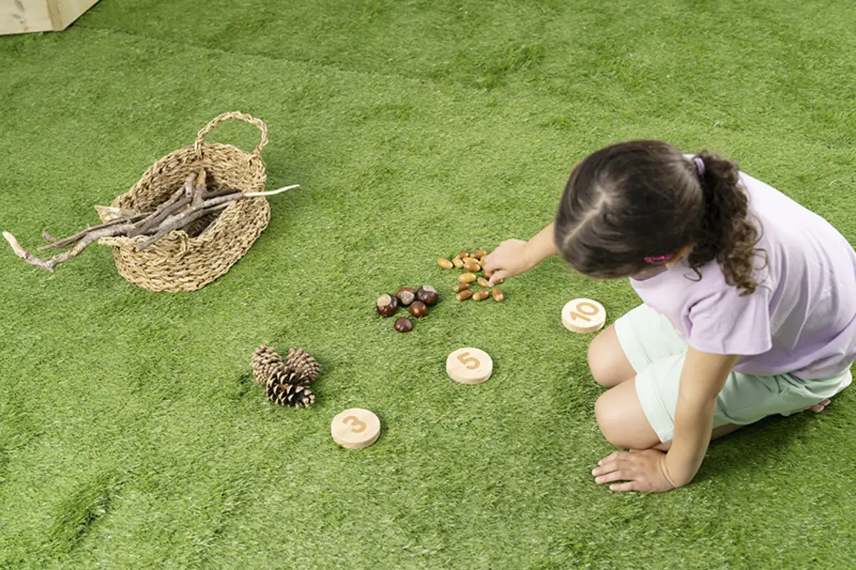 Jetons bois -  Les nombres - Équipement - 3133099147978 - 