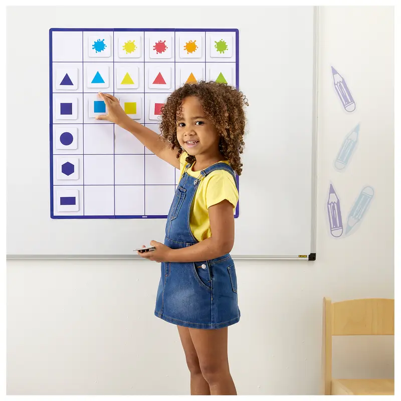 Jetons magnétiques formes et couleurs - Atelier - 3133099085966 - 