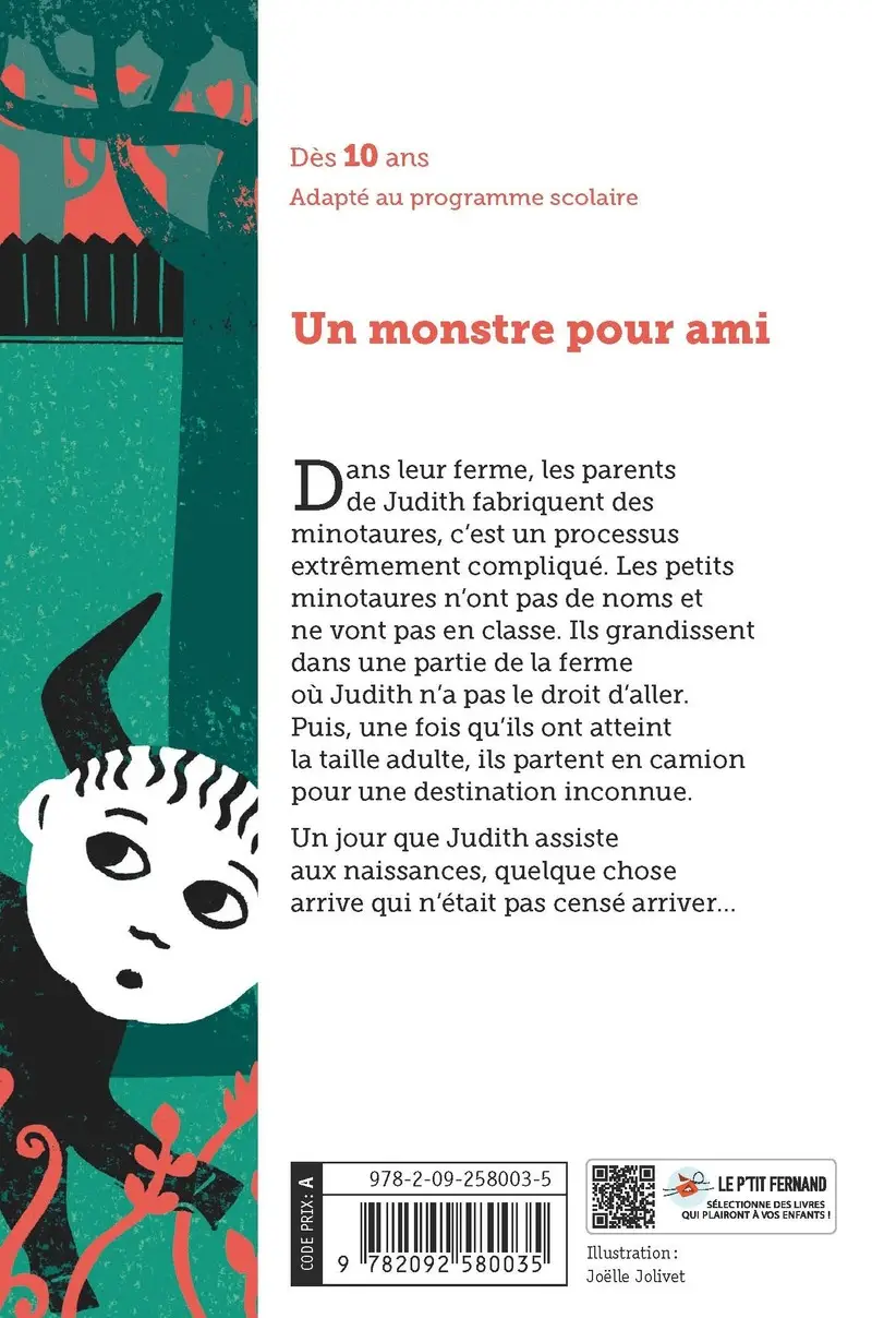 Judith et Bizarre - Dès 10 ans - Roman - 9782092580035 - Couverture verso