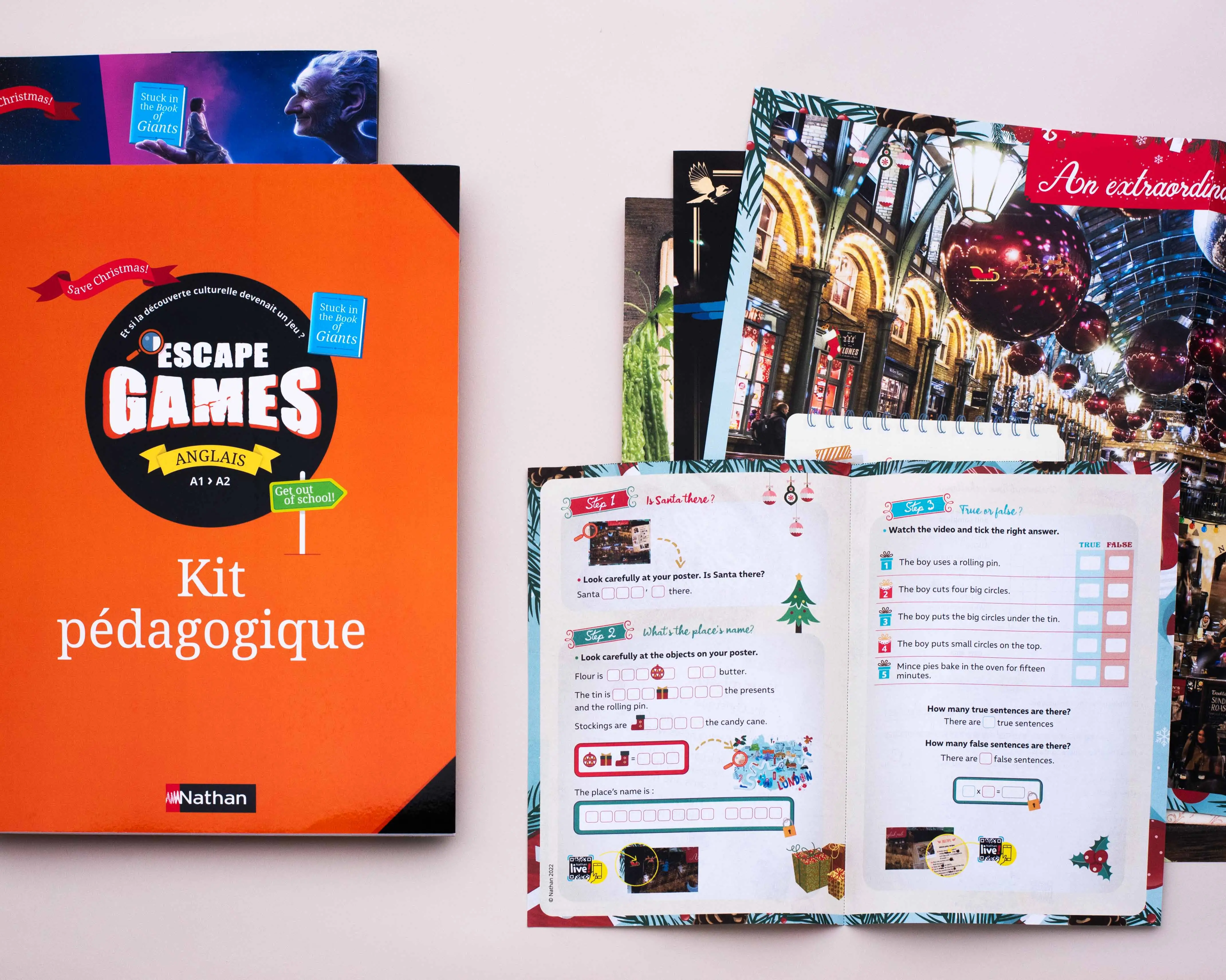 Escape Games Anglais A1 > A2 - Fichier ressources - 9782091780580 - kit pedagogique