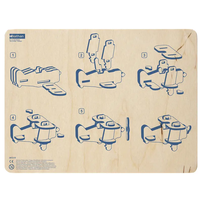 L'avion bi-plan - Jeu - 3133093872197 - 